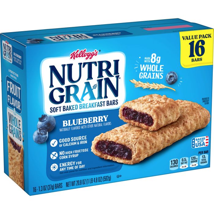 Nutri cereal kellogg bars