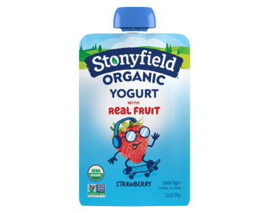 Stonyfield strawberry yogurt nutrition facts