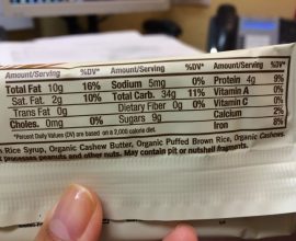 Macro bars nutrition facts