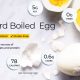 Nutrition of egg white boiled