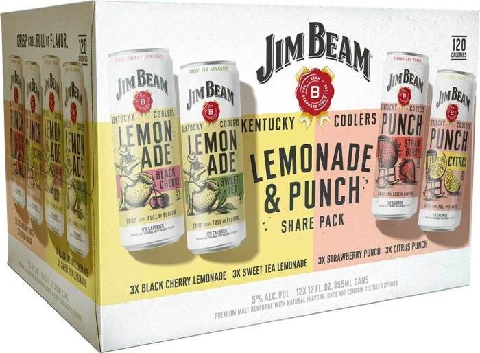 Jim beam kentucky coolers nutrition facts